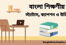 বাংলা শিক্ষণীয় স্ট্যাটাস, ক্যাপশন ও উক্তি ২০২৫ (300+ Bangla Educational Status, Captions & Quotes)